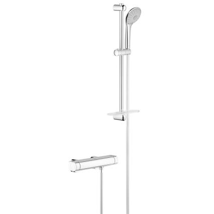 GROHE 34195001 - bateria termostatyczna GROHTHERM 2000 z zestawem prysznicowym EUPHORIA 110 chrom