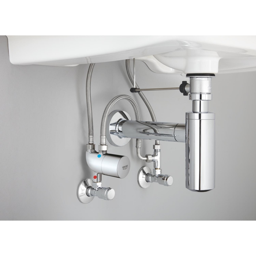 GROHE 34487000 - Termostatyczne zabezpieczenie przed oparzeniem GROHTHERM MICRO chrom