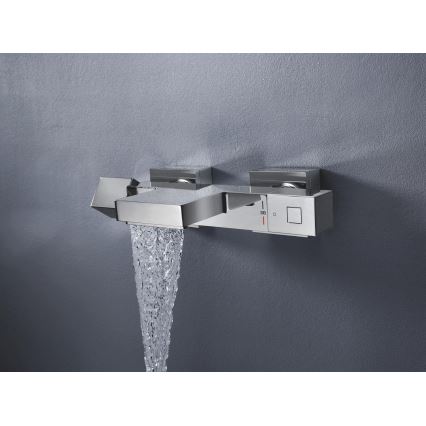 GROHE 34497000 - Termostatyczna bateria wannowa GROHTHERM CUBE DN 15, błyszczący chrom