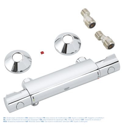 GROHE 34558000 - Termostatyczna bateria prysznicowa GROHTHERM 800 DN 15, chrom błyszczący