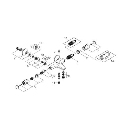 GROHE 34567000 - Termostatyczna bateria wannowa GROHTHERM 800 DN 15 chrom błyszczący