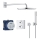 GROHE 34730000 - Zestaw prysznicowy GROHTHERM RAINSHOWER COSMOPOLITAN 310 422 mm chrom