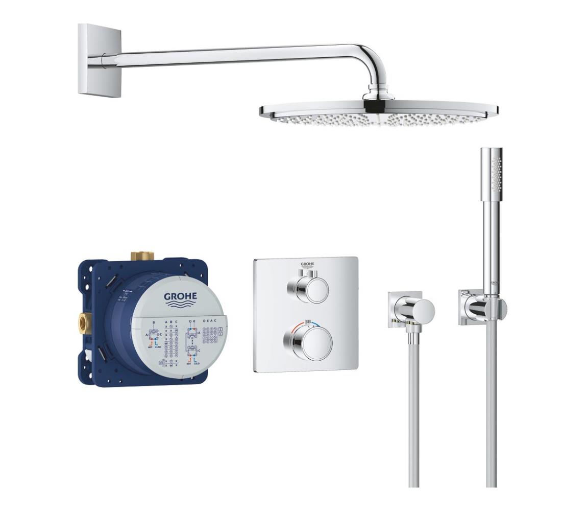 GROHE 34730000 - Zestaw prysznicowy GROHTHERM RAINSHOWER COSMOPOLITAN 310 422 mm chrom