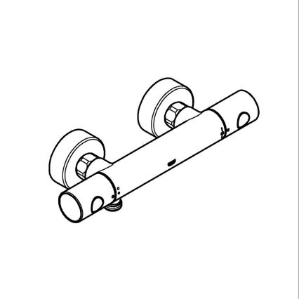 GROHE 34765000-Termostatyczna bateria prysznicowa GROHTHERM COSMOPOLITAN DN 15 chrom