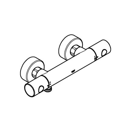 GROHE 34773000 - Termostatyczna bateria prysznicowa PRECISION GET DN 15 błyszczący chrom