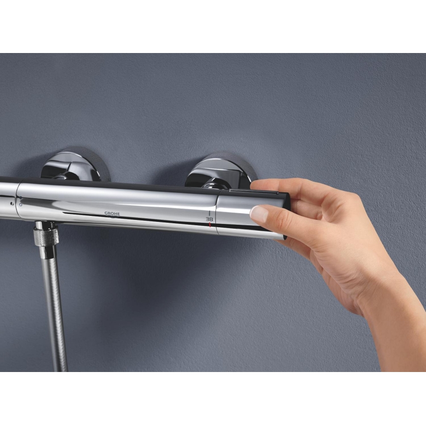 GROHE 34773000 - Termostatyczna bateria prysznicowa PRECISION GET DN 15 błyszczący chrom