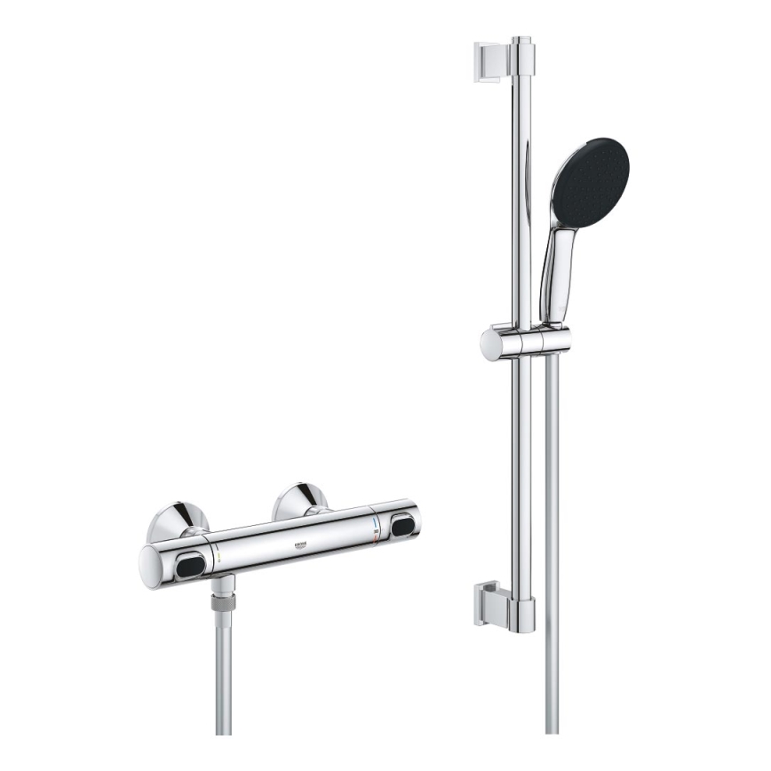 GROHE 34800001 - Termostatyczna bateria prysznicowa PRECISION FLOW 600 mm chrom