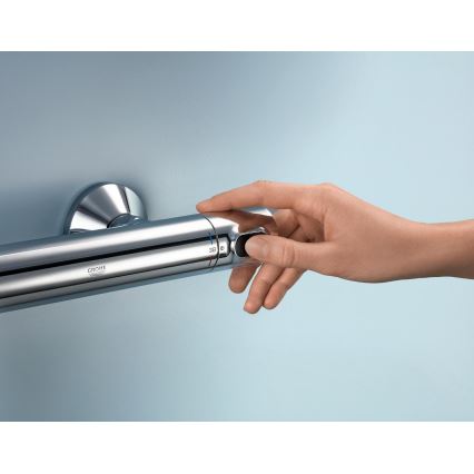 GROHE 34800001 - Zestaw prysznicowy z baterią termostatyczną PRECISION FLOW 600 mm błyszczący chrom