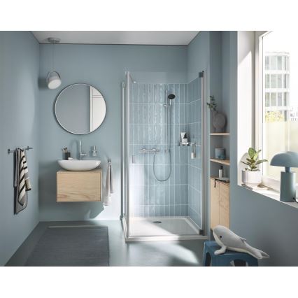 GROHE 34853001 - Zestaw prysznicowy z baterią termostatyczną PRECISION FEEL+ 90 cm, chrom błyszczący