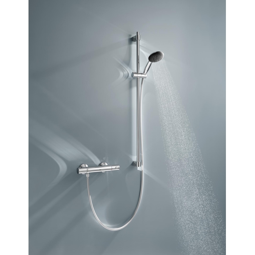 GROHE 34854001 - Zestaw prysznicowy z baterią termostatyczną PRECISION START 900 mm, błyszczący chrom