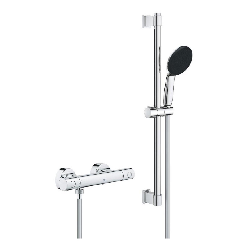 GROHE 34856000 - Termostatyczna bateria prysznicowa PRECISION GET 600 mm chrom