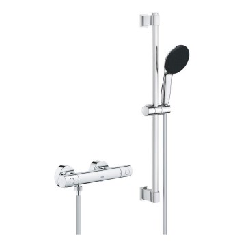 GROHE 34856000 - Zestaw prysznicowy z baterią termostatyczną PRECISION GET 600 mm, chrom błyszczący