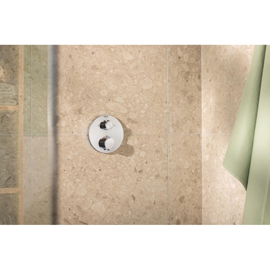 GROHE 34880000 - Zestaw prysznicowy z baterią podtynkową GROHTHERM SMARTCONTROL chrom błyszczący