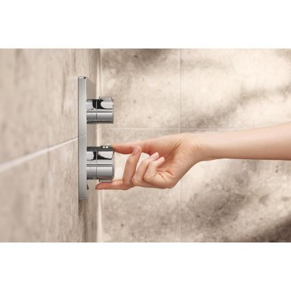 GROHE 348822430 - Zestaw prysznicowy PRECISION 250 × 250 mm czarny