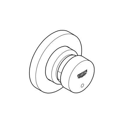 GROHE 36268000 - samozamykający się zawór przelotowy EUROECO COSMOPOLITAN T DN 15, chrom