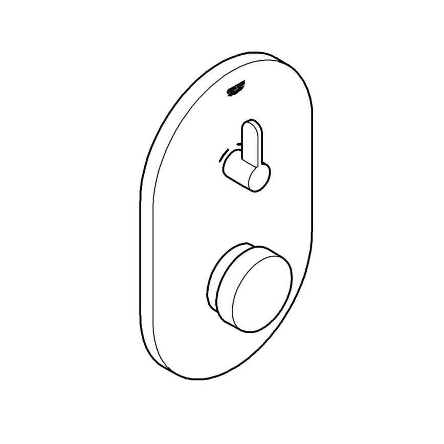 GROHE 36321000 - Samozamykająca bateria prysznicowa EUROSMART COSMOPOLITAN T chrom