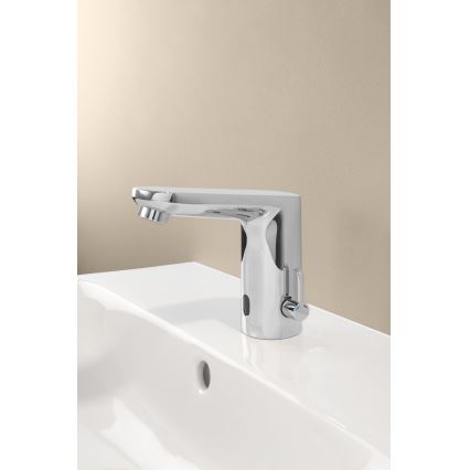 GROHE 36366002 - Elektroniczna bateria umywalkowa GET E, chrom błyszczący