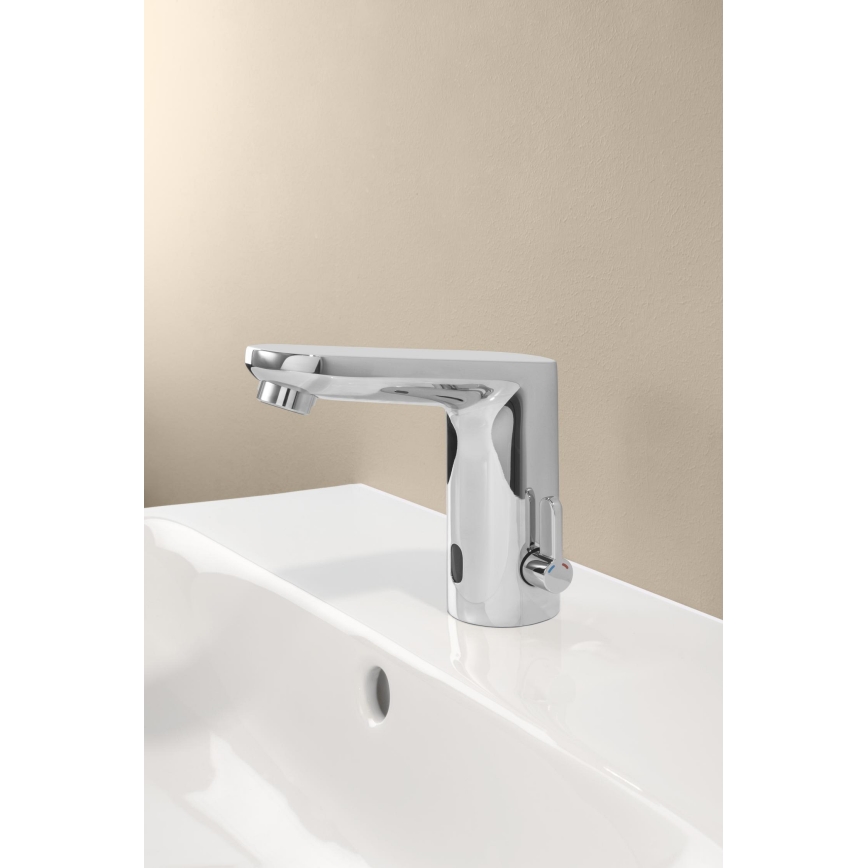 GROHE 36366002 - Elektroniczna bateria umywalkowa GET E, chrom błyszczący