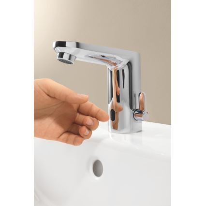GROHE 36366002 - Elektroniczna bateria umywalkowa GET E, chrom błyszczący