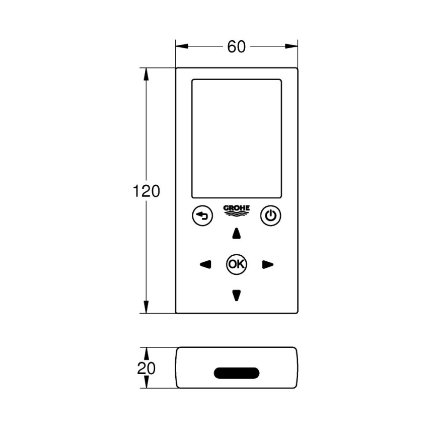 GROHE 36407001 - Pilot zdalnego sterowania