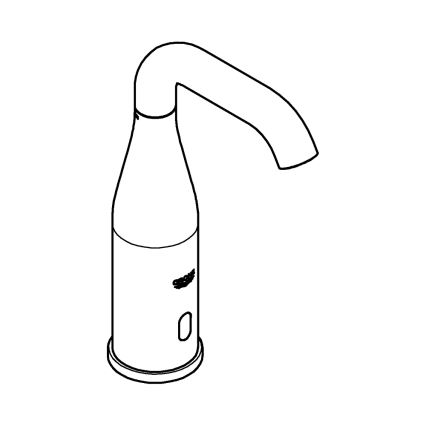 GROHE 36446000 - Elektroniczna bateria na podczerwień ESSENCE E, błyszczący chrom