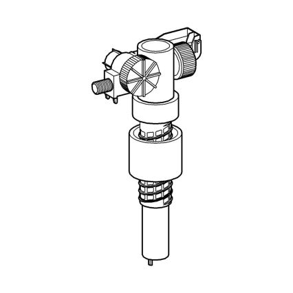 GROHE 37095000 - Zawór napełniający 38” błyszczący chrom