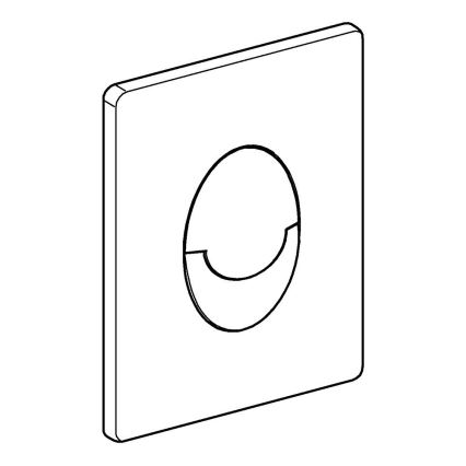 GROHE 38505SH0 - Przycisk spłukujący SKATE AIR 156 × 197 mm, biały