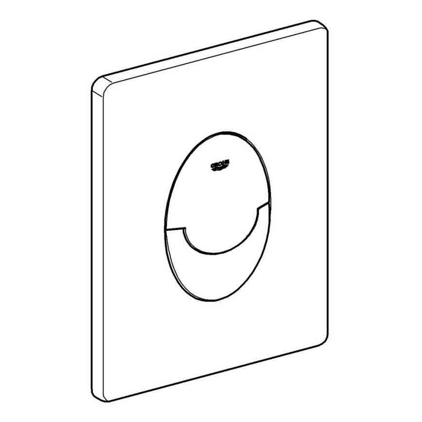 GROHE 38964P00 - Przycisk spłukujący START 156 × 197 mm matowy chrom