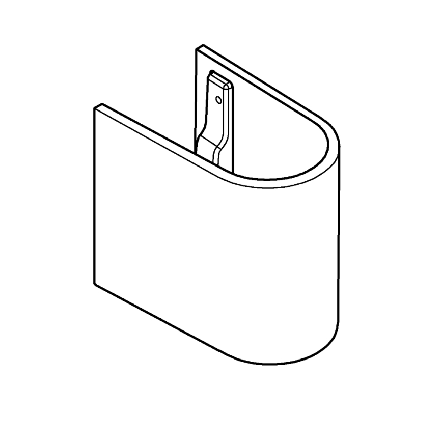 GROHE 39201000 - Półkolumna EURO CERAMIC 210 × 300 × 322 mm ceramika/biała