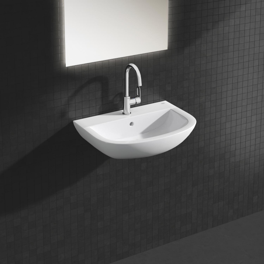 GROHE 39421000 - Umywalka wisząca BAU CERAMIC 609 × 442 mm ceramika/biała