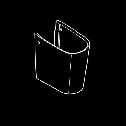 GROHE 39570000 - Półkolumna ESSENCE 320 × 319 mm ceramika/biała