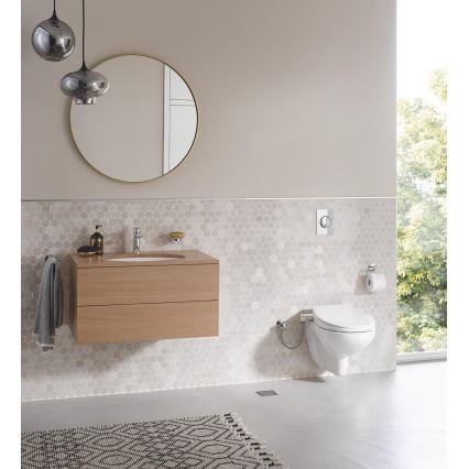 GROHE 39648SH0 - Ręczne siedzisko bidetowe BAU CERAMIC duro-białe