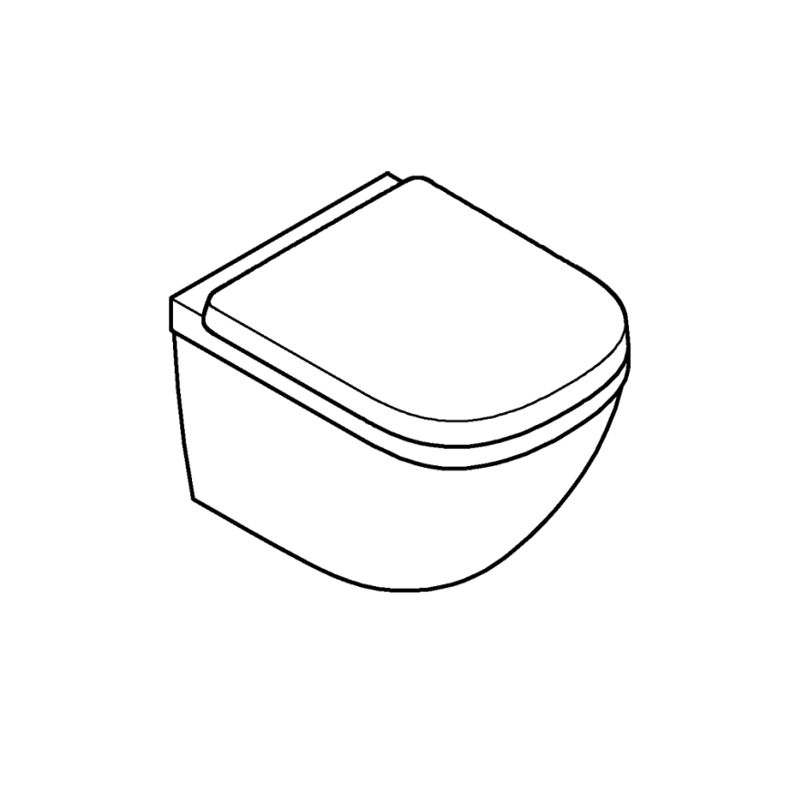 GROHE 39693000 - Wisząca kompaktowa miska WC EURO CERAMIC z systemem Triple Vortex 53 l, ceramika/biała