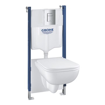 GROHE 39816000 - Zestaw do WC SOLIDO COMPACT 1,13 m ceramika/biały