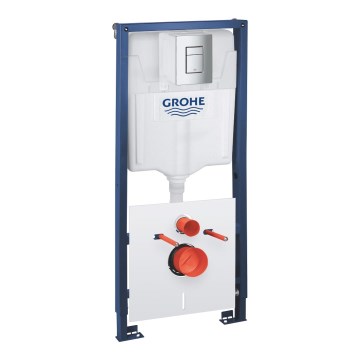 GROHE 39930000 - Zestaw 4 w 1 do WC SOLIDO 1,13 m, chrom błyszczący