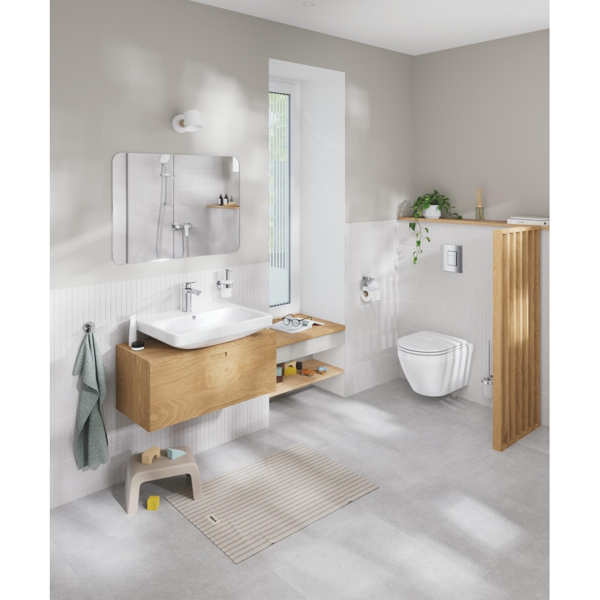 GROHE 40367001 - Uchwyt na papier toaletowy ESSENTIALS 167 x 119 mm błyszczący chrom