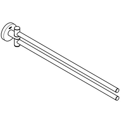 GROHE 40371DL1 - Uchwyt na ręczniki ESSENTIALS 439 mm miedziany