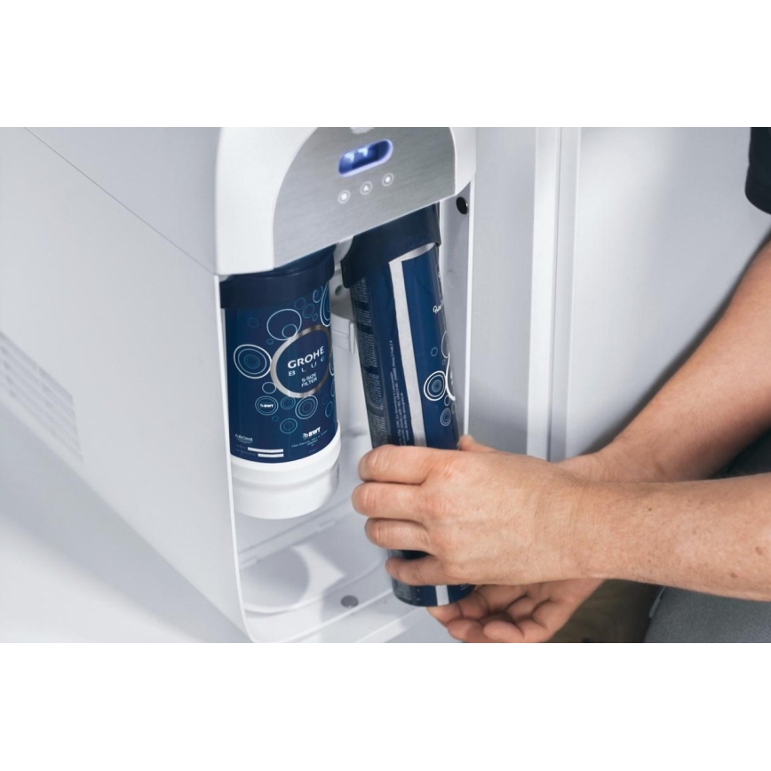 GROHE 40422000 - Butla karbonizacyjna GROHE BLUE 425 g CO2 (4 szt.) stal nierdzewna