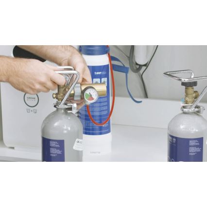 GROHE 40423000 - Zestaw startowy z butlą ciśnieniową CO2 do GROHE BLUE 2 kg