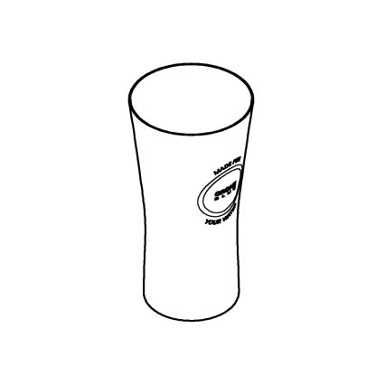 GROHE 40437000 - ZESTAW 6x Szklanek BLUE 250 ml, kryształowe/przezroczyste