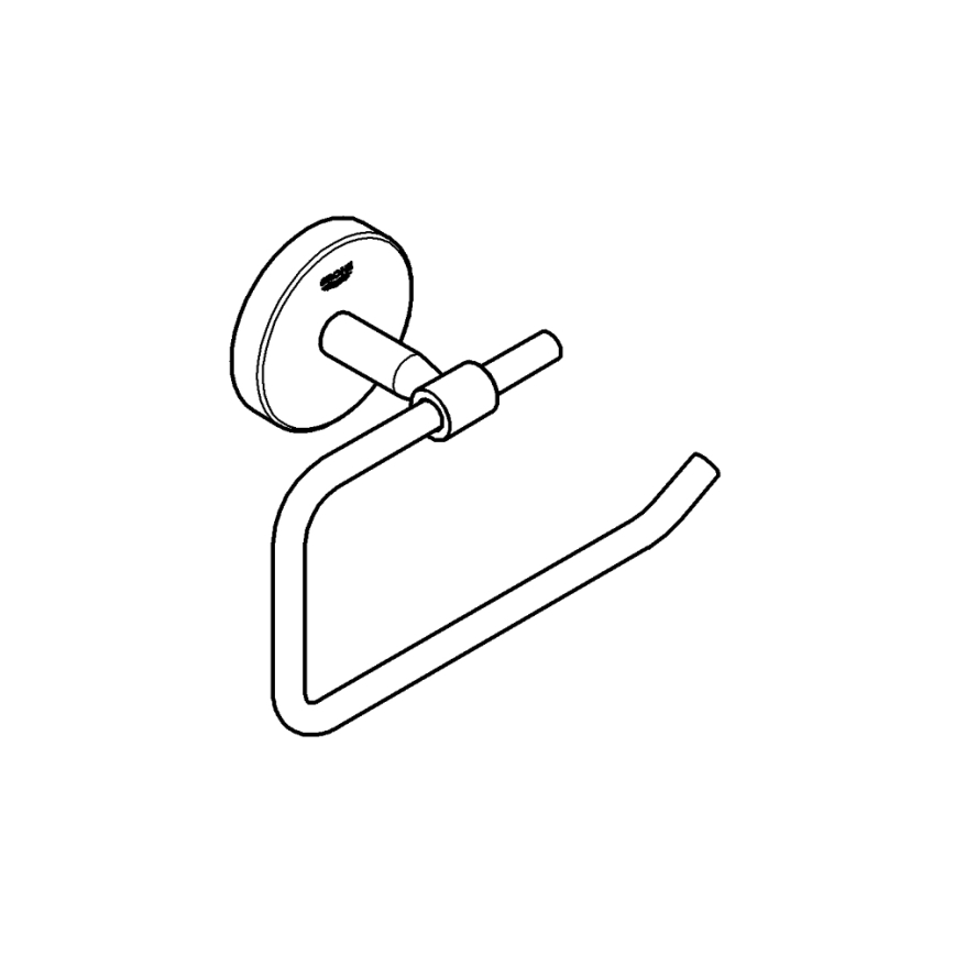 GROHE 40457001 - Uchwyt na papier toaletowy BAUCOSMOPOLITAN, chrom błyszczący