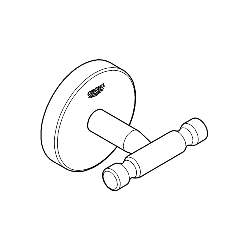 GROHE 40461001 - Haczyk na szlafrok BAUCOSMOPOLITAN, błyszczący chrom