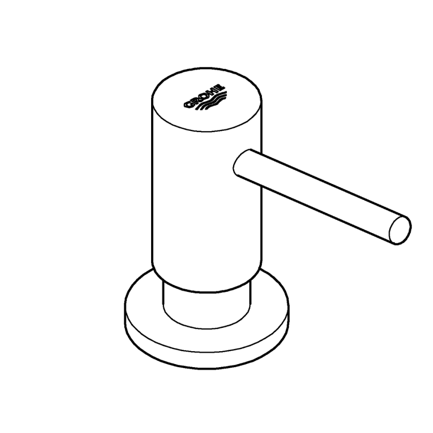 GROHE 40535000 - Dozownik mydła COSMOPOLITAN 500 ml, błyszczący chrom