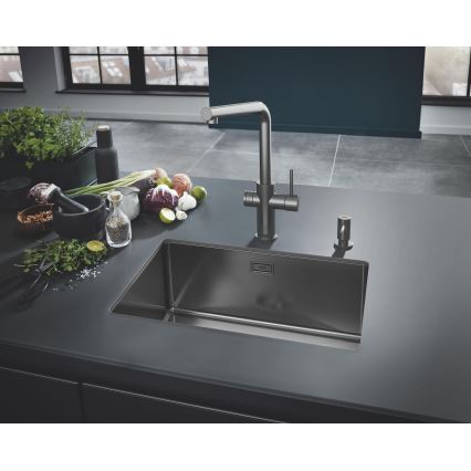 GROHE 40535AL0 - Dozownik mydła COSMOPOLITAN 500 ml grafitowy