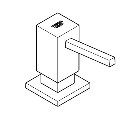 GROHE 40535GL0 - Dozownik mydła COSMOPOLITAN 500 ml złoty