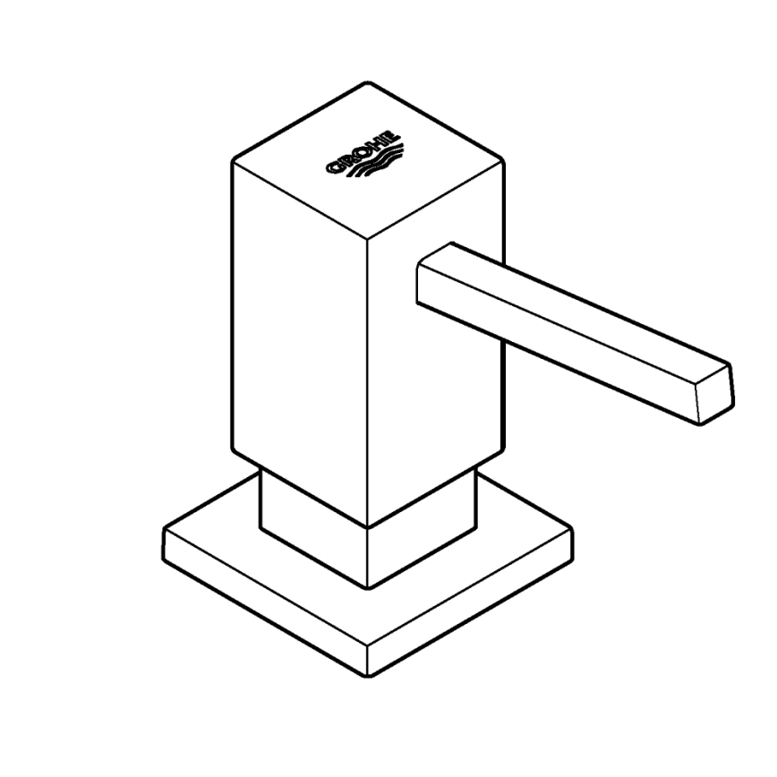 GROHE 40535GL0 - Dozownik mydła COSMOPOLITAN 500 ml złoty