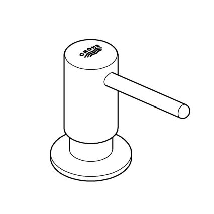 GROHE 40536000 - Dozownik mydła CONTEMPORARY 400 ml chrom błyszczący