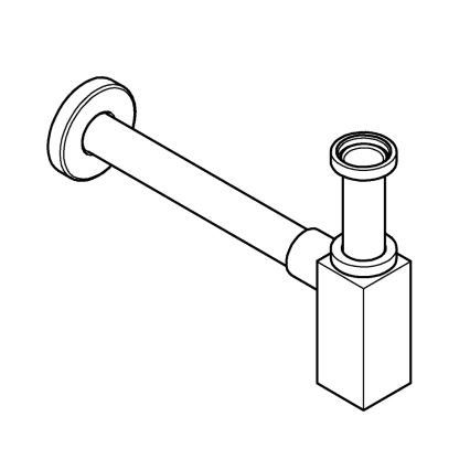 GROHE 40564A00 - Syfon SYFONY grafit