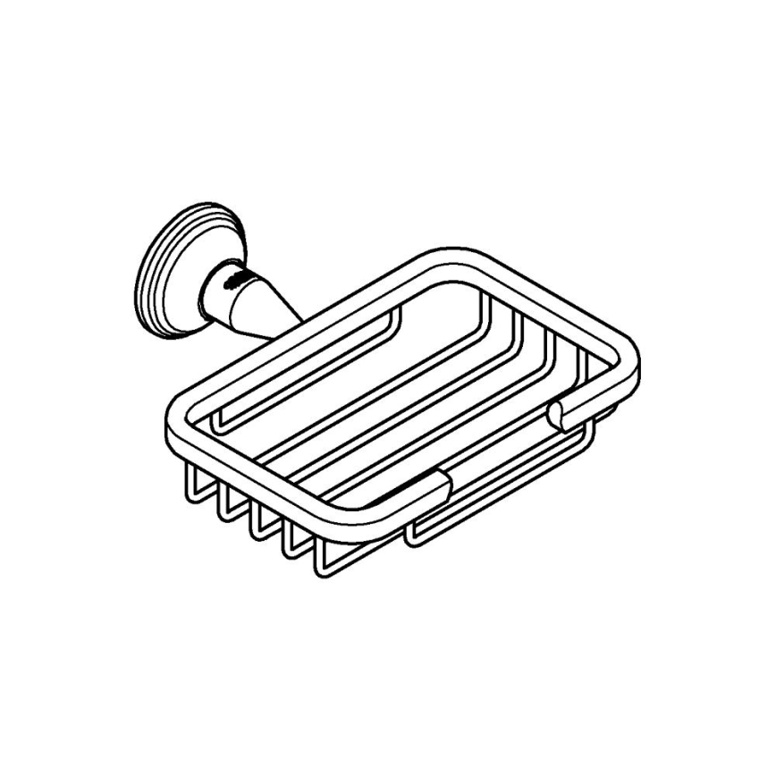 GROHE 40659001 - Półka narożna ESSENTIALS AUTHENTIC chrom błyszczący