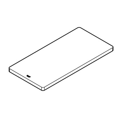 GROHE 40751HV0 - Deska do krojenia 490 × 240 × 19 mm, drewno